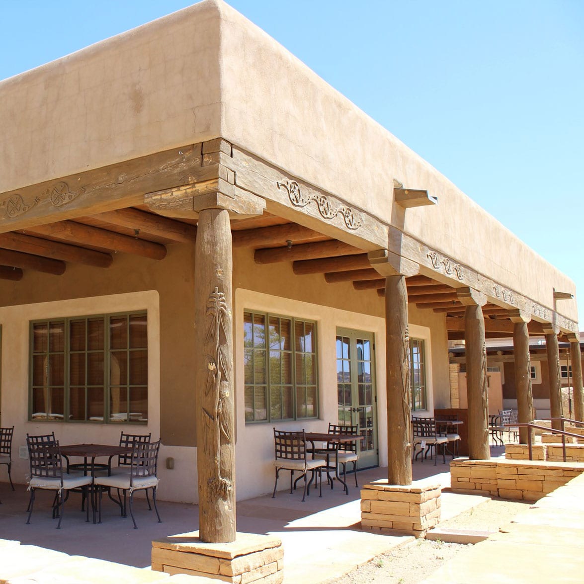 Exterior of cafe